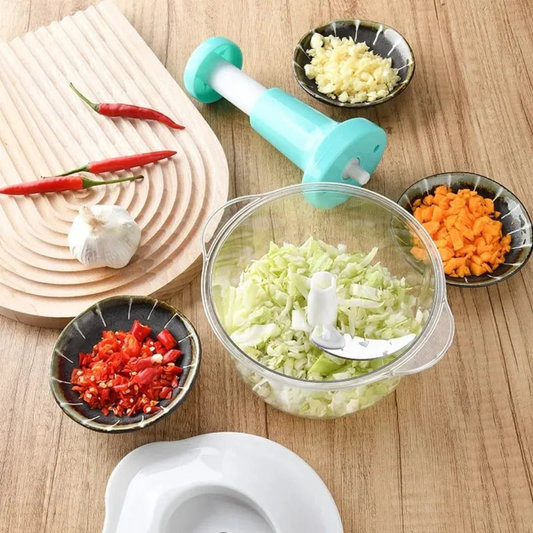 Manual Push Food Chopper