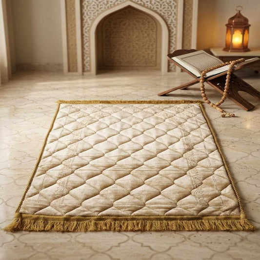 Royal Embossed Velvet Prayer Mat