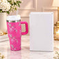 Stanley Style Floral Print Tumbler - Drinkware