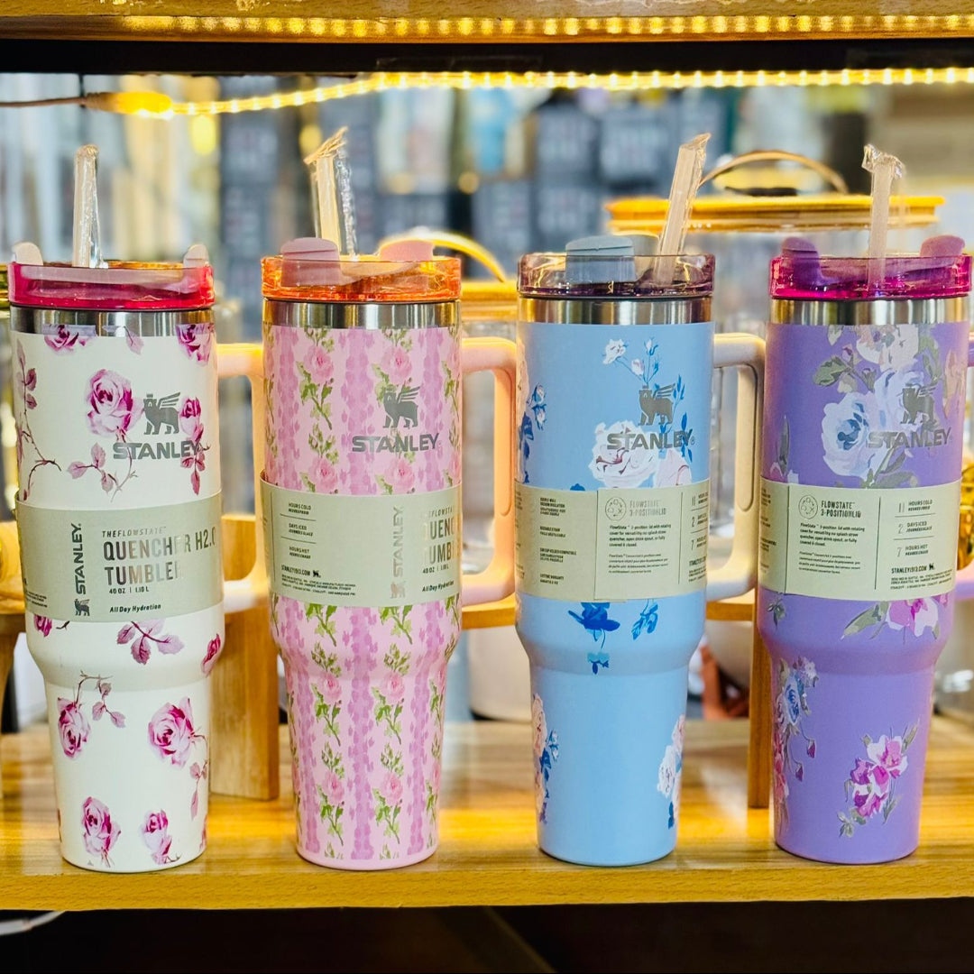 Stainless Steel Stanley Tumbler Glossy Marble Shades 1200ml