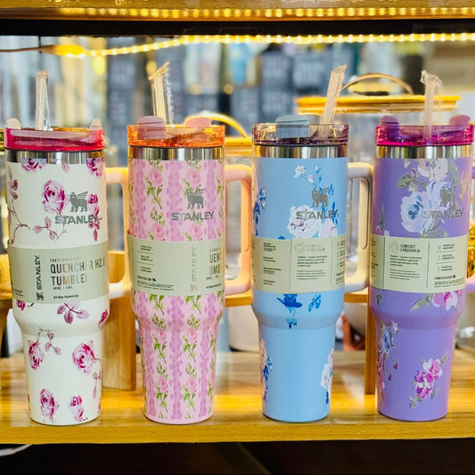 Stainless Steel Stanley Tumbler Glossy Marble Shades 1200ml