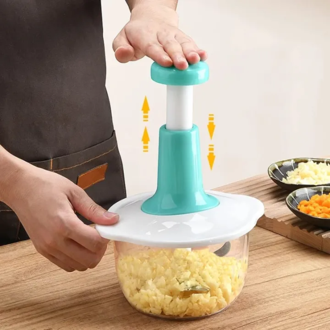 Manual Push Food Chopper