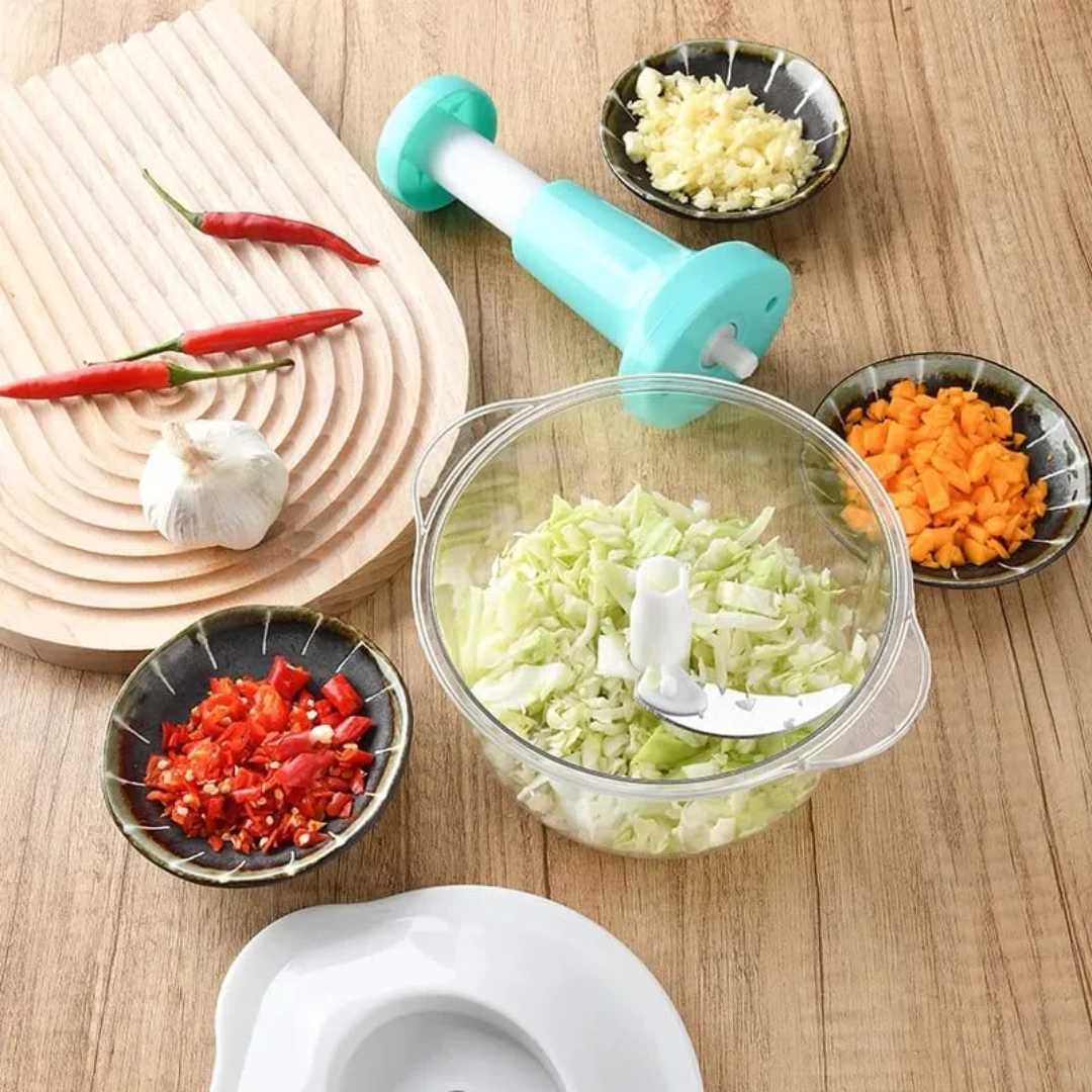 Manual Push Food Chopper