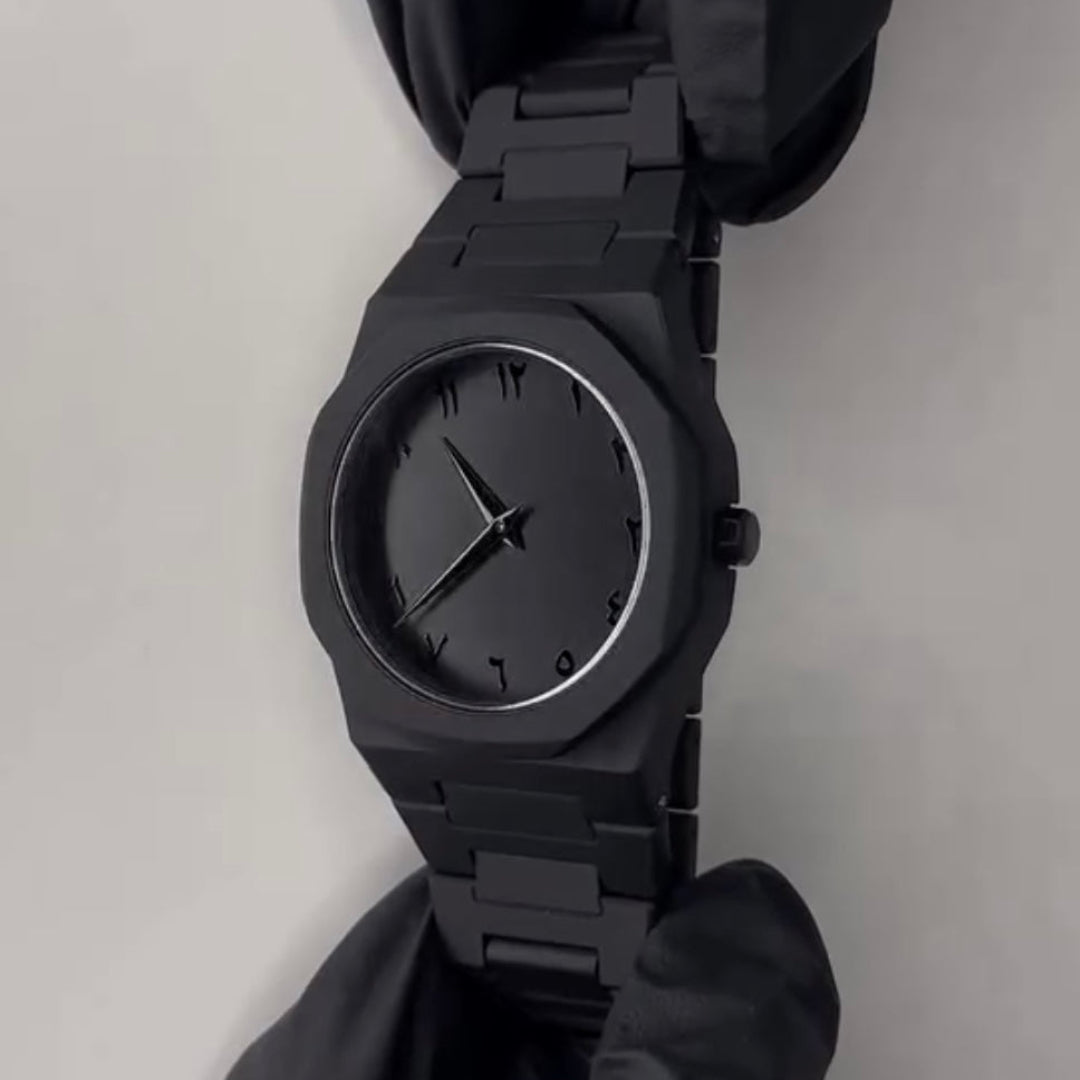 Black Analog Wrist Watch