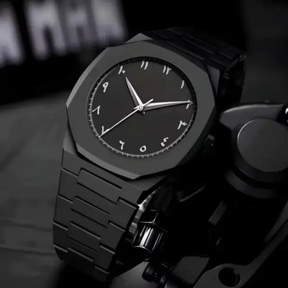 Black Analog Wrist Watch
