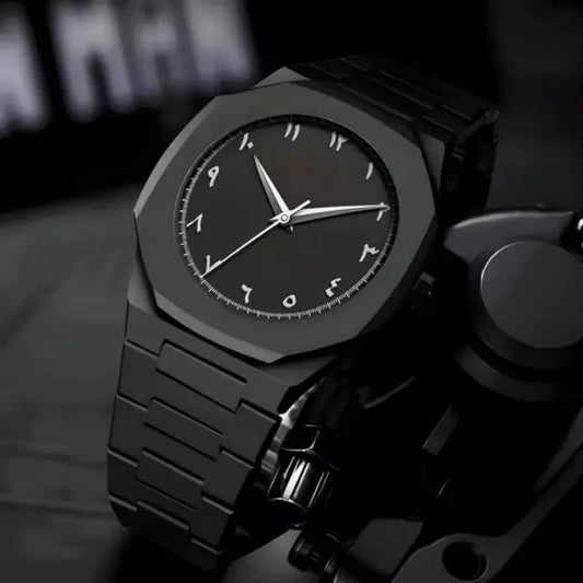 Black Analog Wrist Watch