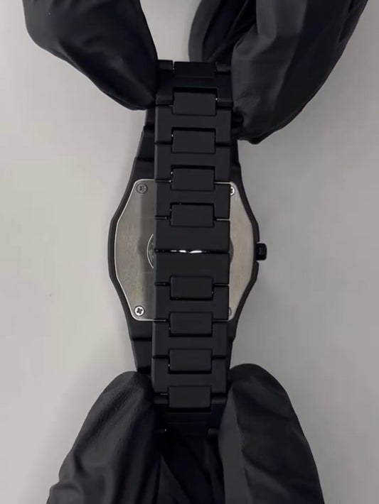 Black Analog Wrist Watch