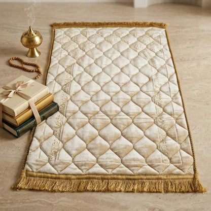 Royal Embossed Velvet Prayer Mat
