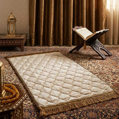 Royal Embossed Velvet Prayer Mat