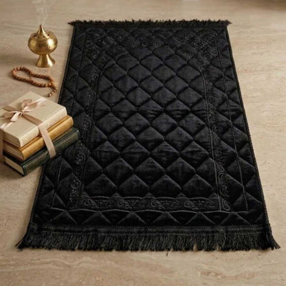 Royal Embossed Velvet Prayer Mat