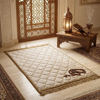 Royal Embossed Velvet Prayer Mat