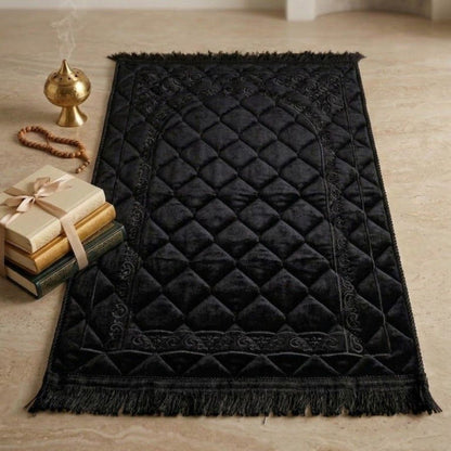 Royal Embossed Velvet Prayer Mat